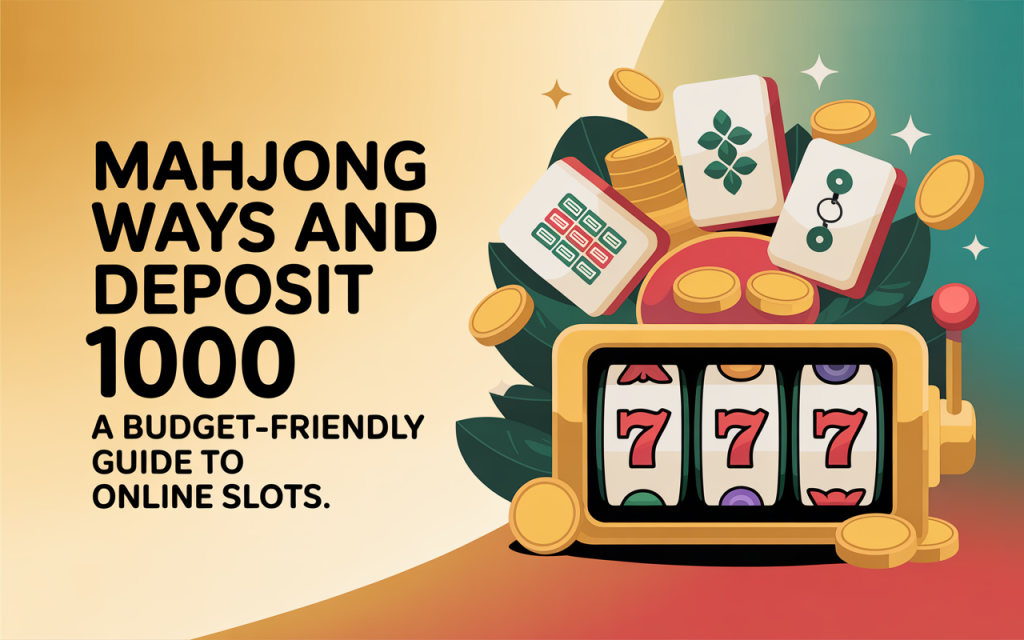 Mahjong Ways and Deposit 1000: A Budget-Friendly Guide to Online Slots 1 image 32